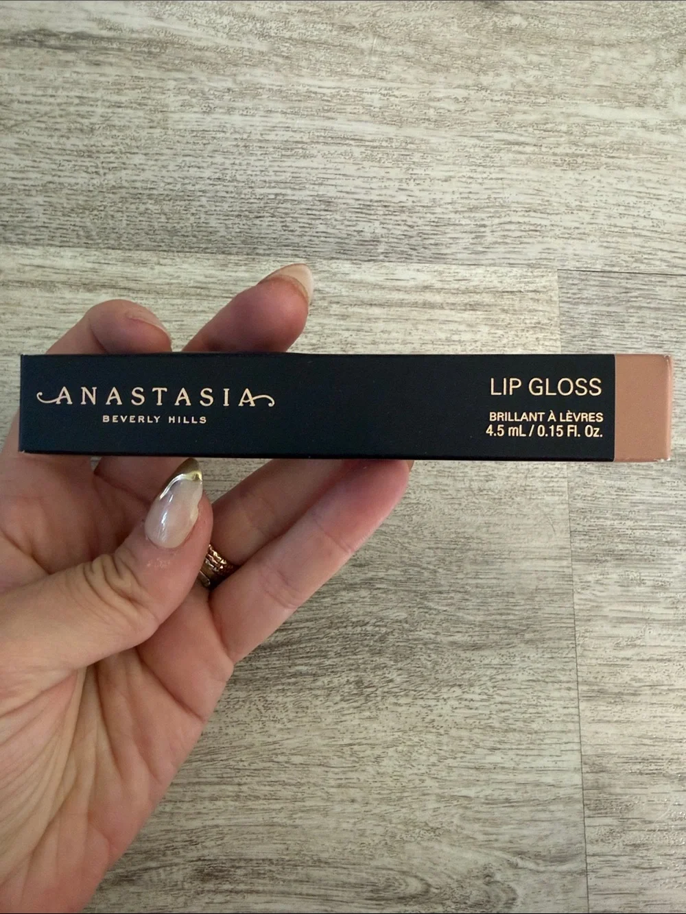 Anastasia Beverly Hills Lip Gloss - Black Box with Rose Nude Accent